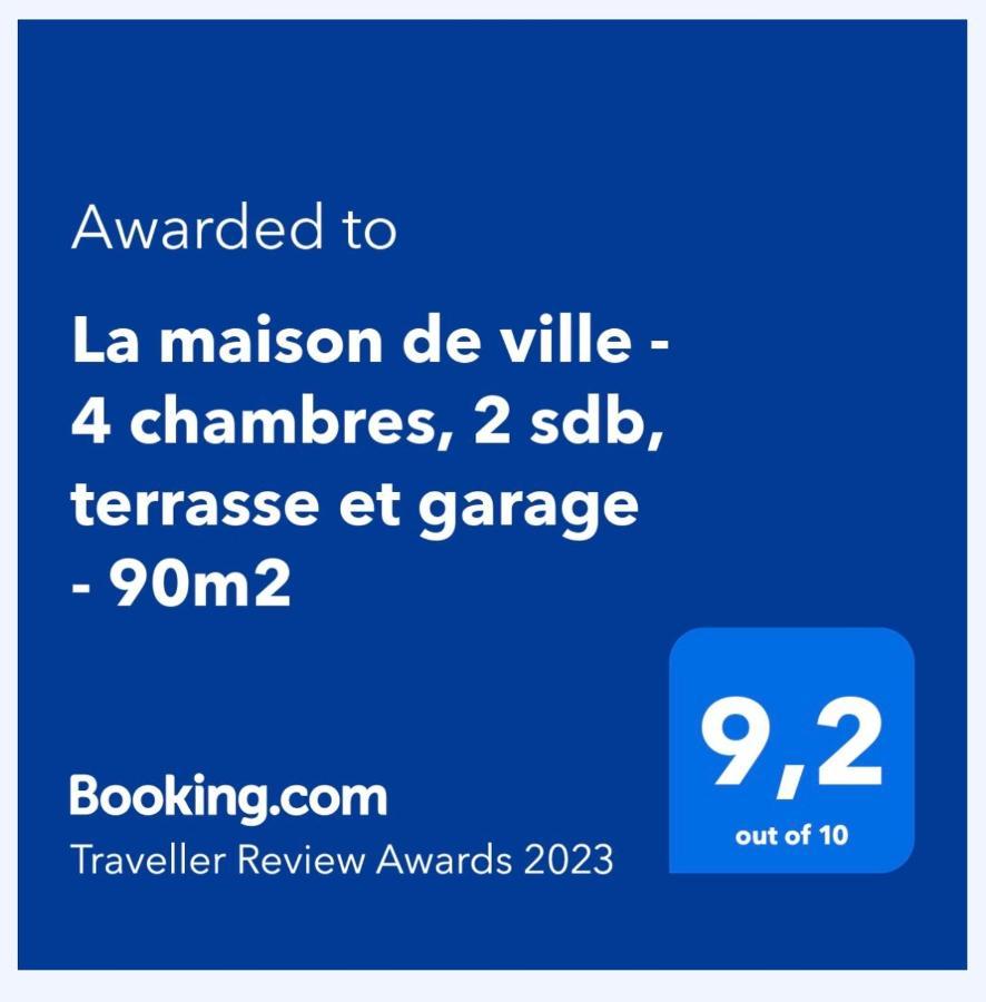 La Maison De Ville - 4 Chambres, 2 Sdb, Terrasse Et Garage - 90M2 Vesoul Esterno foto